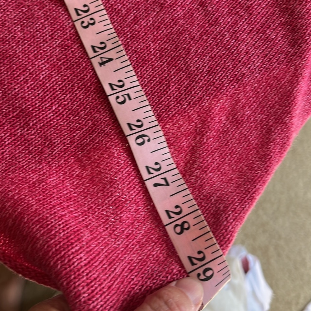 Eileen Fisher Women's 100% Linen V-Neck Tunic Short Sleeved Knit Top, Size XL - Picture 11 of 13